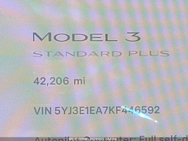 5YJ3E1EA7KF446592 Tesla Model 3 Range