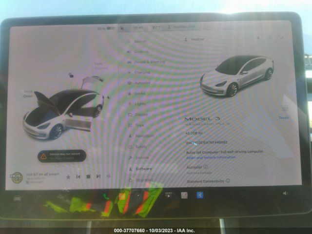 5YJ3E1EA7KF446592 Tesla Model 3 Range