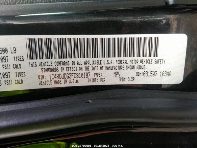 1C4RDJDG3FC810187 Dodge DURANGO LIMITED