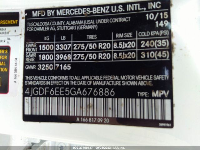 2016 MERCEDES-BENZ GL 4JGDF6EE5GA676886 Photo 8