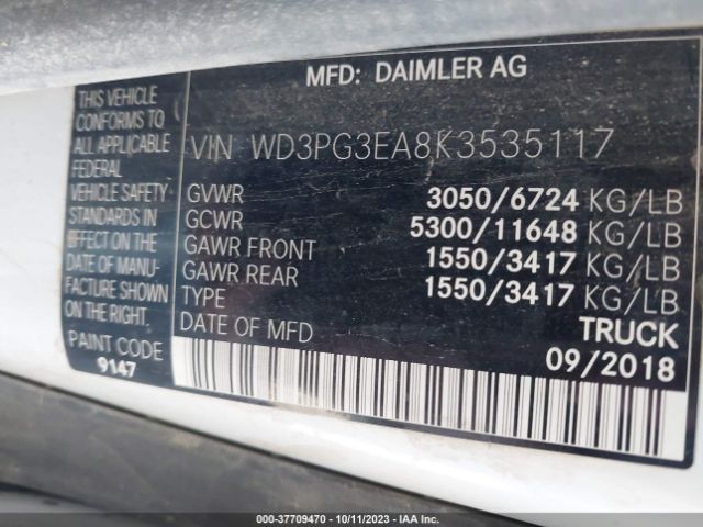 WD3PG3EA8K3535117 Mercedes-Benz METRIS CARGO VAN