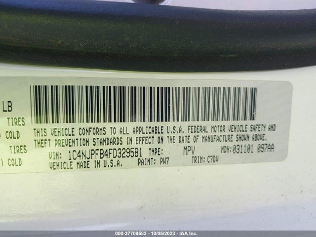 Jeep Patriot Latitude 2015 1C4NJPFB4FD329581 Image 9