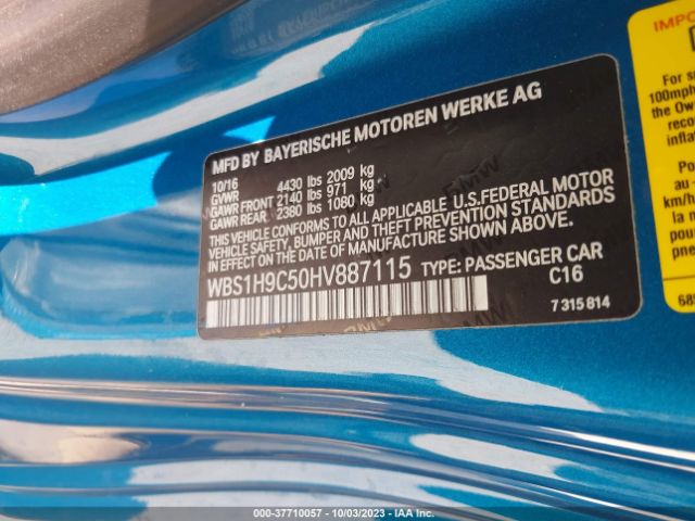 WBS1H9C50HV887115 BMW M2