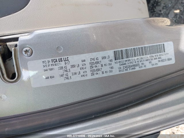 Dodge Grand Caravan Se 2017 2C4RDGBG4HR866655 Image 9