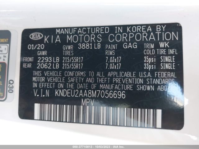 KNDEU2AA8M7056696 KIA SELTOS S