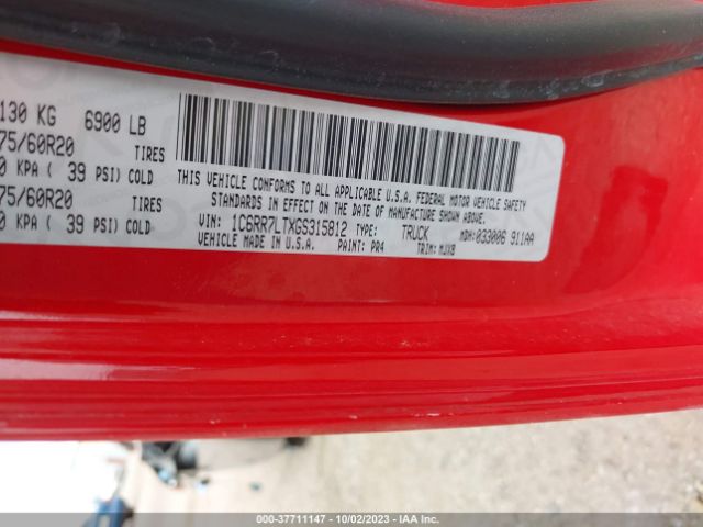 2016 RAM 1500 1C6RR7LTXGS315812 Photo 8