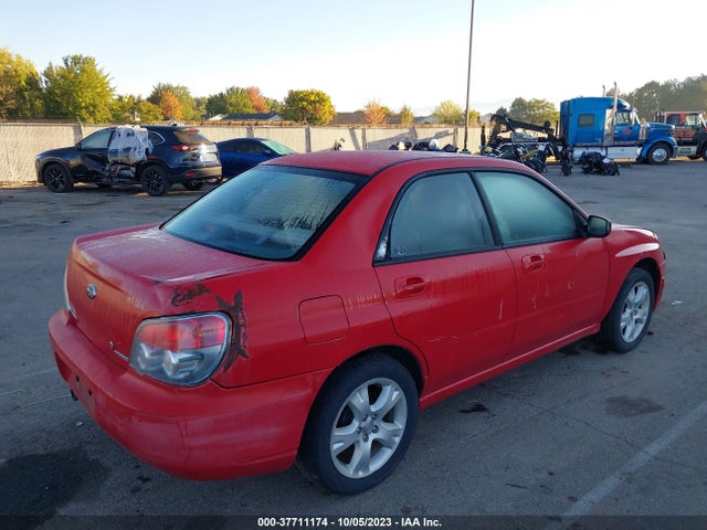 2006 SUBARU IMPREZA SEDAN I VIN: JF1GD67626H501746