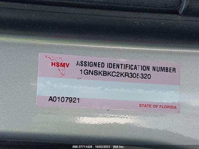 Chevrolet Tahoe Lt 2019 1GNSKBKC2KR305320 Image 9