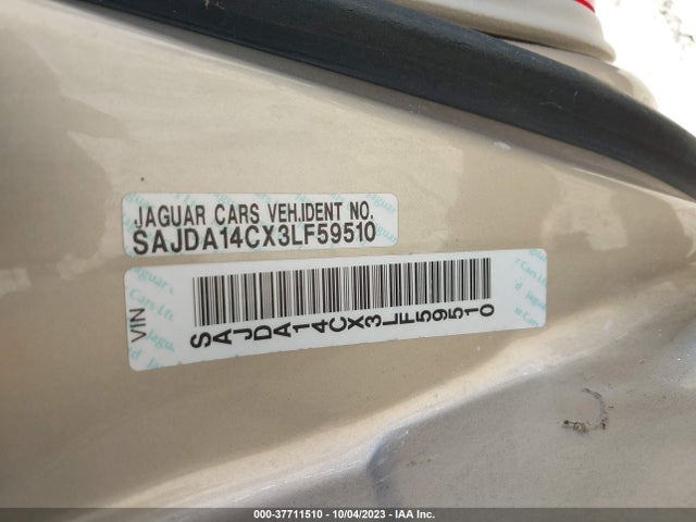 2003 JAGUAR XJ XJ8 VIN: SAJDA14CX3LF59510