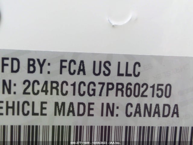 2C4RC1CG7PR602150 Chrysler Voyager Lx