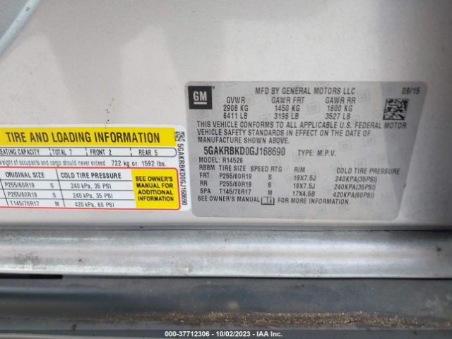 5GAKRBKD0GJ168690 Buick Enclave Leather