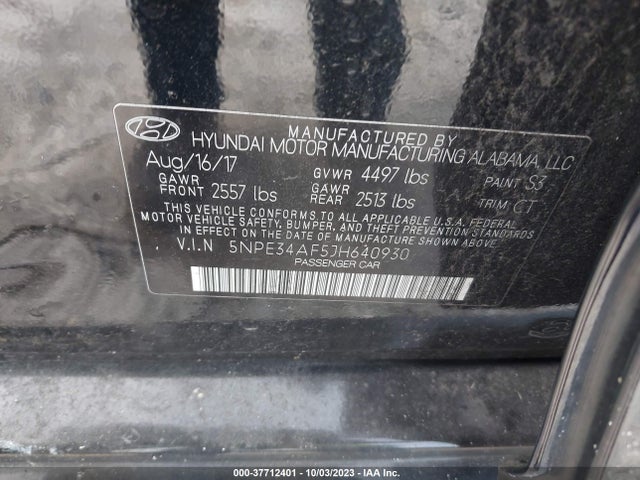 Hyundai SONATA SEL 2018 5NPE34AF5JH640930 Image 9
