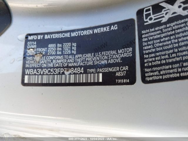 WBA3V9C53FP798484 BMW 4 Series 428i Xdrive