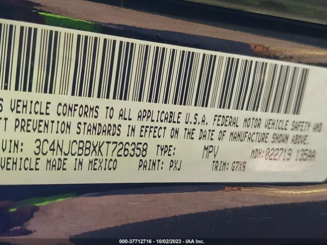 3C4NJCBBXKT726358 Jeep Compass Altitude