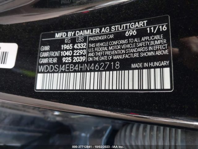 2017 MERCEDES-BENZ CLA 250 WDDSJ4EB4HN462718 Photo 8