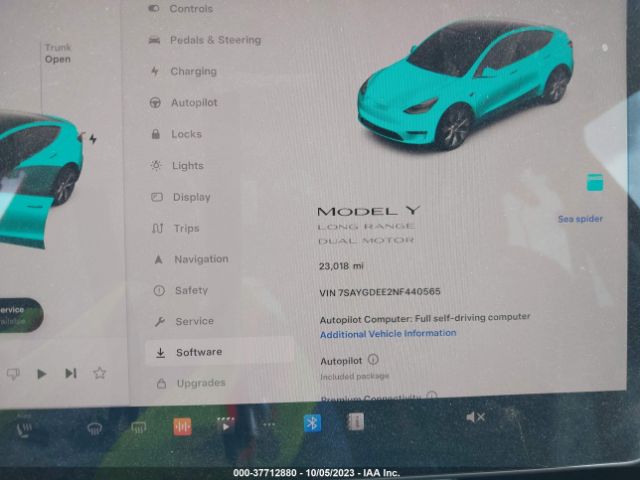 7SAYGDEE2NF440565 Tesla Model Y Long Range