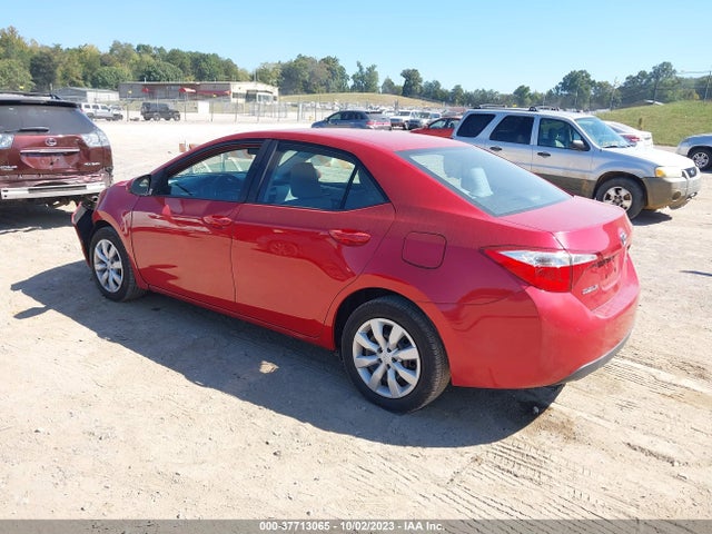 2015 TOYOTA COROLLA L/LE/S/S PLUS/LE PLUS VIN: 2T1BURHE4FC292929
