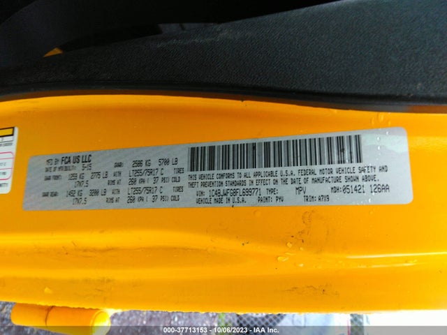 1C4BJWFG8FL699771 Jeep Wrangler Unlimited Rubicon