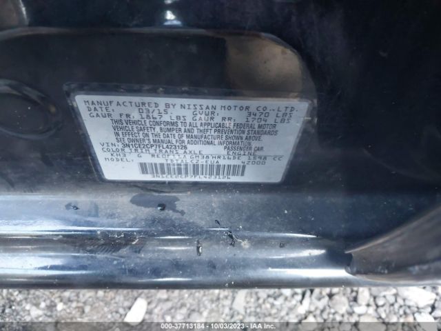 3N1CE2CP7FL423126 Nissan Versa Note S Plus