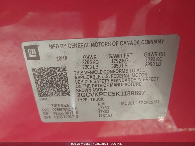 Chevrolet Silverado 1500 Ld Lt 2019 2GCVKPEC5K1139897 Image 9