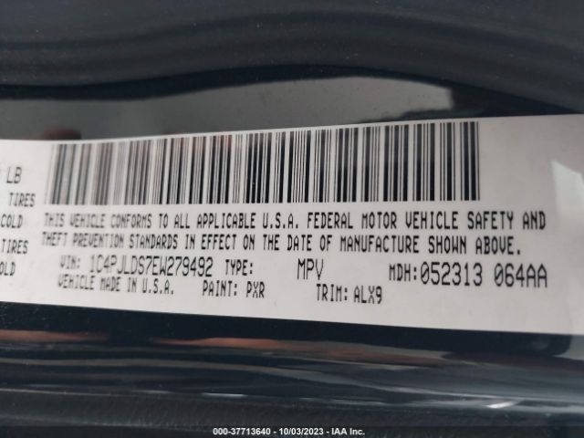 1C4PJLDS7EW279492 Jeep Cherokee Limited