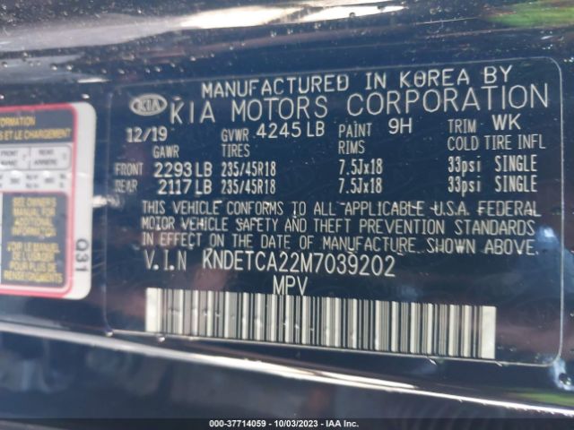 KNDETCA22M7039202 KIA Seltos Sx