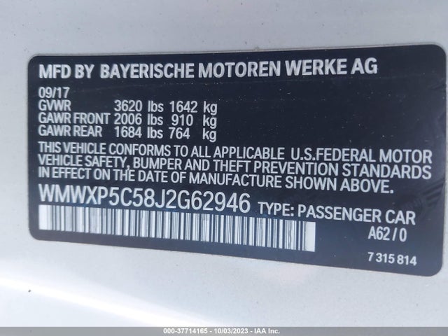 2018 MINI HARDTOP WMWXP5C58J2G62946 Photo 8
