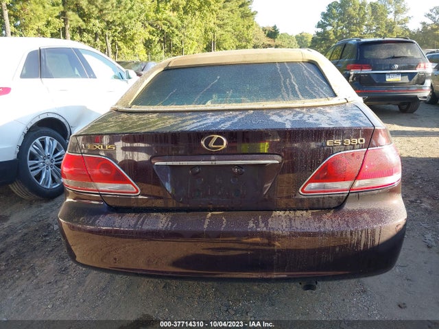 2005 LEXUS ES 330 VIN: JTHBA30GX55077018