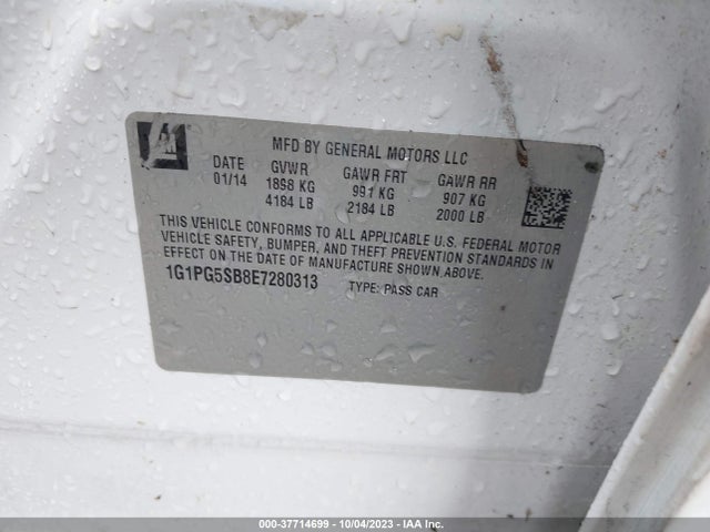 Chevrolet CRUZE LTZ 2014 1G1PG5SB8E7280313 Image 9