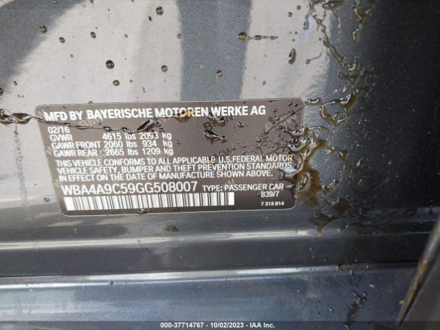WBA4A9C59GG508007 BMW 4 Series 428i