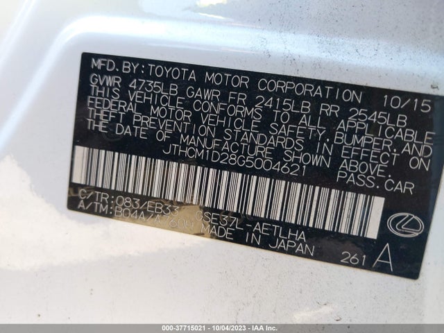 JTHCM1D28G5004621 Lexus IS 300