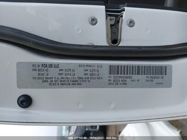 Chrysler 300 Touring 2019 2C3CCAAG3KH682963 Image 9