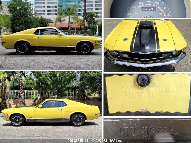 1970 FORD MUSTANG 0T05M137222       Photo 8