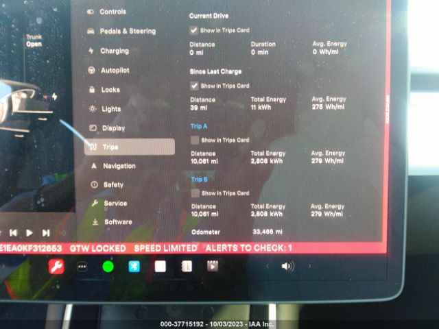 5YJ3E1EA0KF312653 Tesla Model 3 Range
