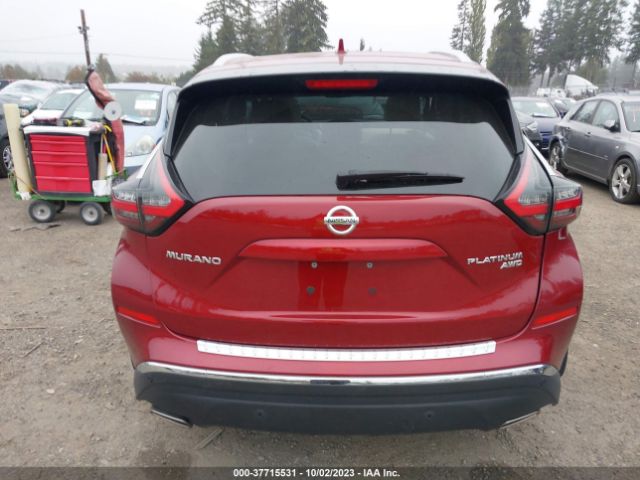 5N1AZ2DS0MC113335 Nissan Murano Platinum
