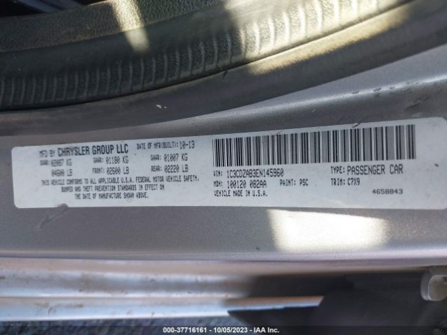 1C3CDZAB3EN145960 Dodge AVENGER SE