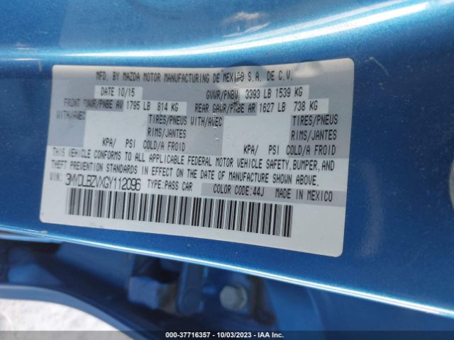 3MYDLBZVXGY112096 Scion IA
