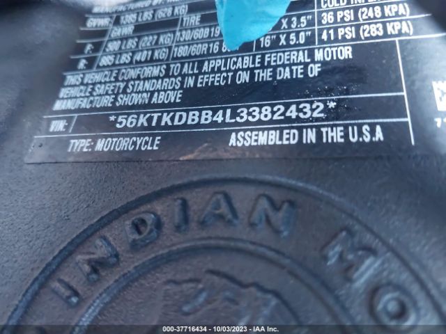 2020 INDIAN MOTORCYCLE CO. ROADMASTER 56KTKDBB4L3382432 Photo 9