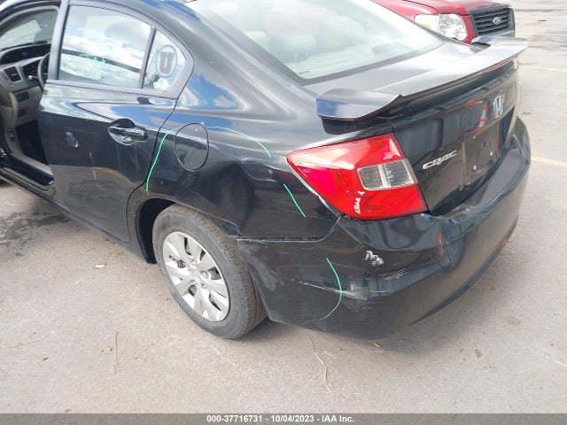 2012 HONDA CIVIC SDN LX VIN: 2HGFB2F56CH336207