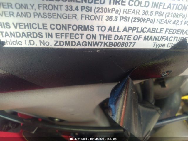 2019 DUCATI PANIGALE ZDMDAGNW7KB008077 Photo 9