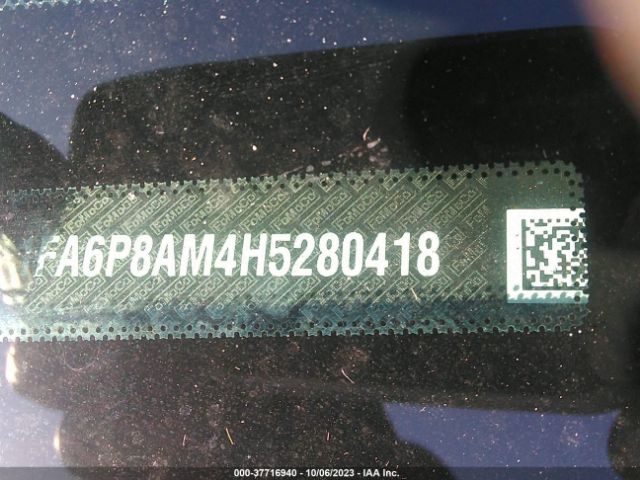 1FA6P8AM4H5280418 Ford Mustang V6