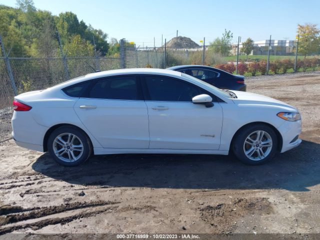 3FA6P0LU4JR160457 Ford Fusion Hybrid Se