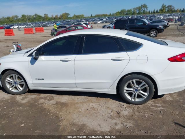 3FA6P0LU4JR160457 Ford Fusion Hybrid Se