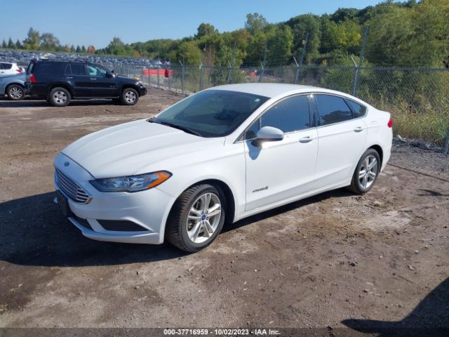 3FA6P0LU4JR160457 Ford Fusion Hybrid Se