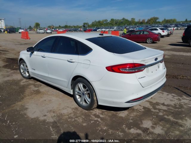 3FA6P0LU4JR160457 Ford Fusion Hybrid Se
