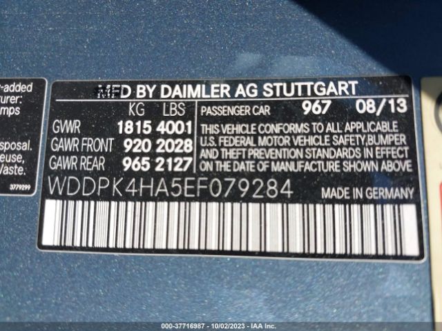 WDDPK4HA5EF079284 Mercedes-Benz Slk-class Slk 250