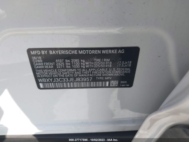 WBXYJ3C33JEJ83957 BMW X2 Sdrive28i