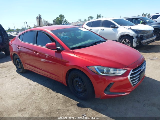 2017 HYUNDAI ELANTRA SE VIN: 5NPD74LF2HH146001
