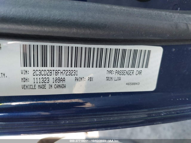 Dodge Challenger R/t Plus 2015 2C3CDZBT8FH723231 Image 9