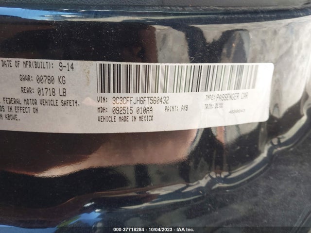 2015 FIAT 500C 3C3CFFJH6FT560432 Photo 8